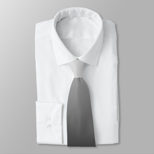 Cravate Ombre blanche et noire (Attaché)