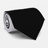 Cravate Ombre blanche et noire (Roulé)