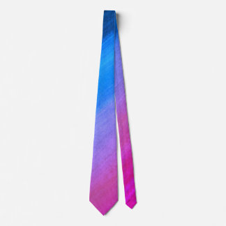 Cravate Ombré bleu chaud à rose