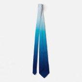 Cravate Ombre bleu clair à bleu foncé (Dos)