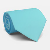 Cravate Ombré bleu et clair Cyan Aqua Gradient (Roulé)