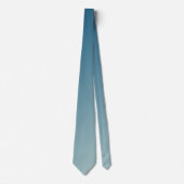 Cravate Ombre bleu foncé et gris clair gris cyan dégradé (Devant)