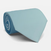 Cravate Ombre bleu foncé et gris clair gris cyan dégradé (Roulé)