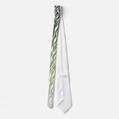 Cravate Ombre d'impression Wild Green Zebra (Dos)