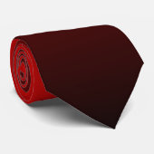 Cravate Ombre Double Face Rouge Noir (Roulé)