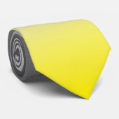 Cravate ombré gris jaune moderne (Roulé)