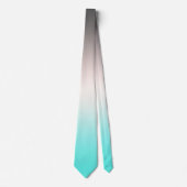 Cravate Ombre gris turquoise (Devant)
