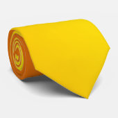 Cravate Ombre jaune orange (Roulé)