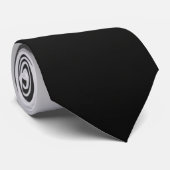 Cravate Ombre noir et blanc  (Roulé)