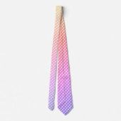 cravate "Ombre Pastel Rainbow En vichy Check" (Dos)