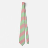 Cravate Ombre Pastel Watermelon Multi Diagonal Stripes (Devant)