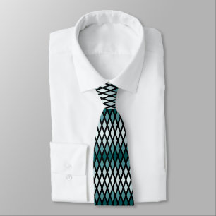 Cravate Ombre turquoise de diamant