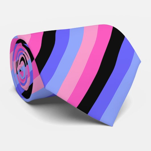 Cravate omnisexuelle de Color (Roulé)
