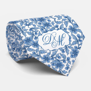 Cravate Omphalodes Blue & Skydiver Blue Wedding Keepsake 