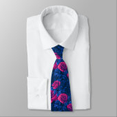 Cravate Oncle de commencement de motif de rose (Attaché)