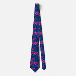Cravate Oncle de commencement de motif de rose
