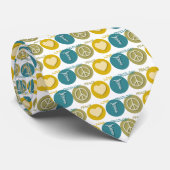 Cravate Oncologie d'amour de paix (Roulé)