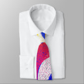 Cravate Ondes colorées (Attaché)