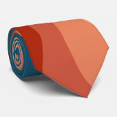 Cravate Ondes de style rétro (Roulé)