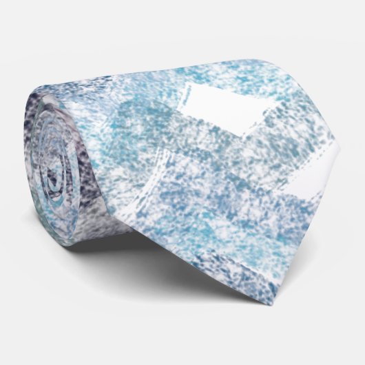 Cravate ondulée violette (Roulé)