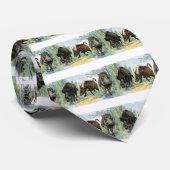 Cravate Ongulé : sangliers (Roulé)