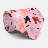 Cravate Oodles de canicules et vaches Motif rose (Roulé)