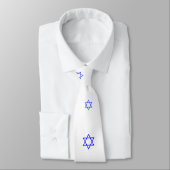 Cravate Opal01 Étoile De David Necktie (Attaché)