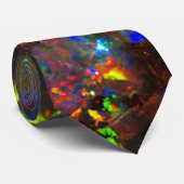 Cravate Opale incendie (Roulé)