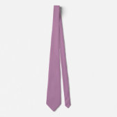 Cravate Opéra Mauve couleur solide (Devant)