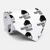 Cravate Opossum impressionnant (Roulé)