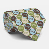 Cravate Optique d'art de bruit (Roulé)