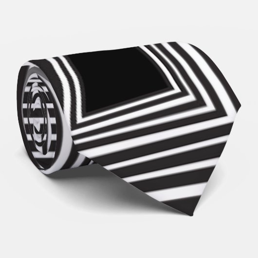 Cravate Optique via Formes (Roulé)