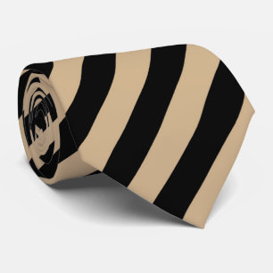Cravate OPUS Tan et noir