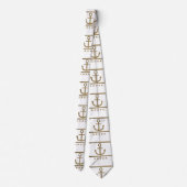 Cravate or anchor on white backgroor (Dos)