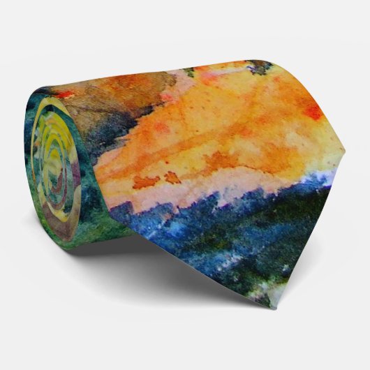 Cravate Or d'automne (Roulé)