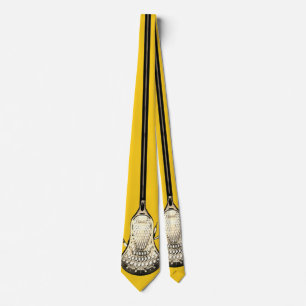 Cravate or jaune crosse