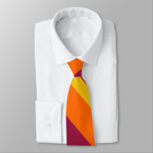 Or marron et large rayure orange d'université