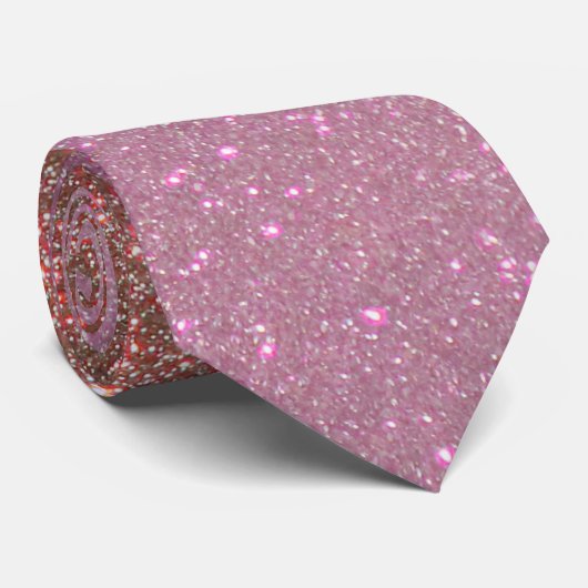 Cravate Or Mauve violet Parties scintillant étincelante Om (Roulé)