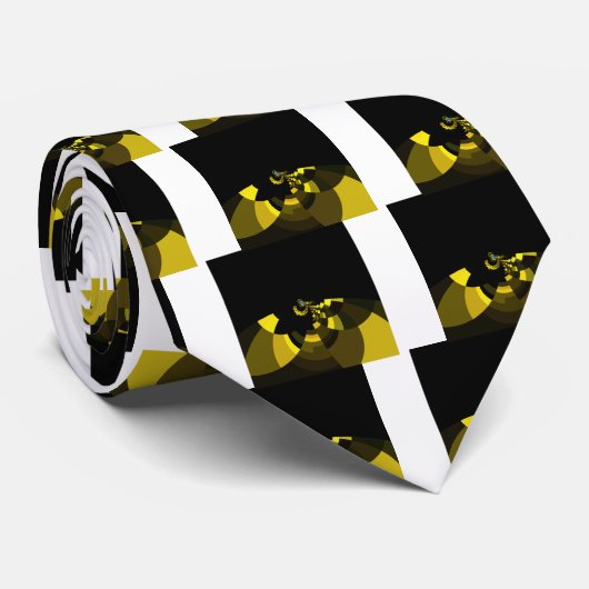 Cravate Or noir (Roulé)