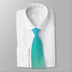 Cravate Or turquoise Ombre Watercolo de bleus layette
