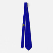 Cravate OR ZODIAC BIJOU D'ANNIVERSAIRE / PISCES Bleu (Dos)
