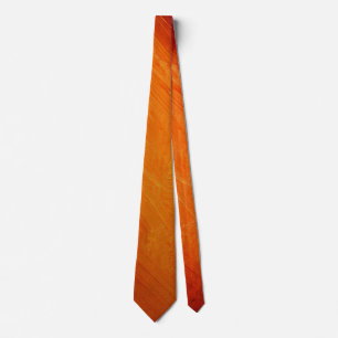 Cravate orange abstrait