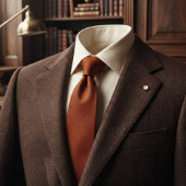 Cravate Orange Brûlé