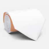 Cravate Orange burger aquarelle ajouter nom texte aliments (Roulé)