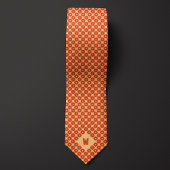 Cravate Orange Cog Décontracté