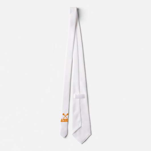 Cravate Orange de lacrosse (Dos)
