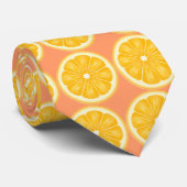 Cravate orange de tranche (Roulé)