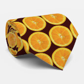 CRAVATE ORANGE DE TRANCHE (Roulé)