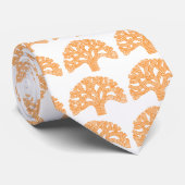 Cravate Orange d'Oakland de chêne (Roulé)