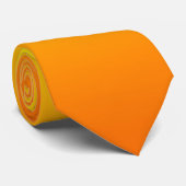 Cravate orange et jaune (Roulé)